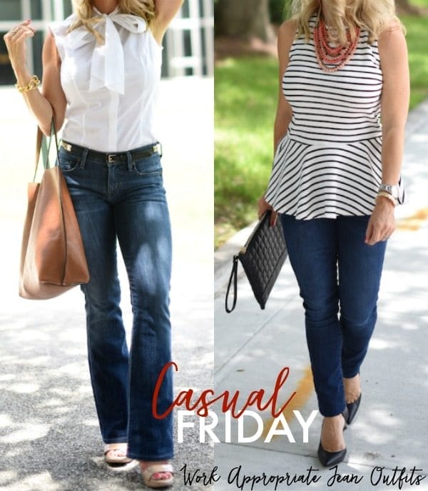 casual friday jeans outfits