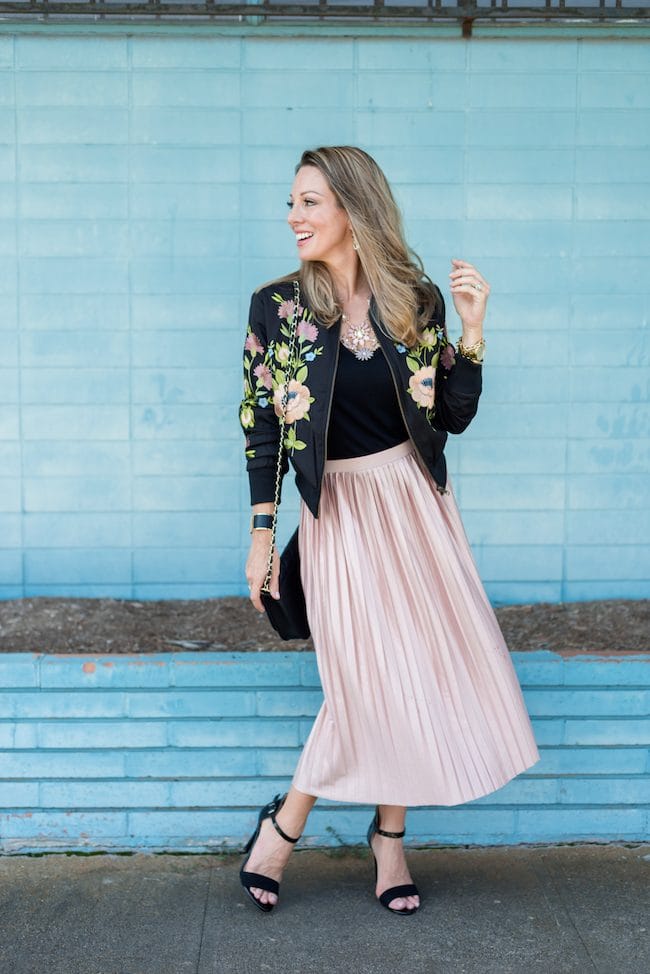 Fall Must Have | Bomber Jacket (with Midi Skirt)