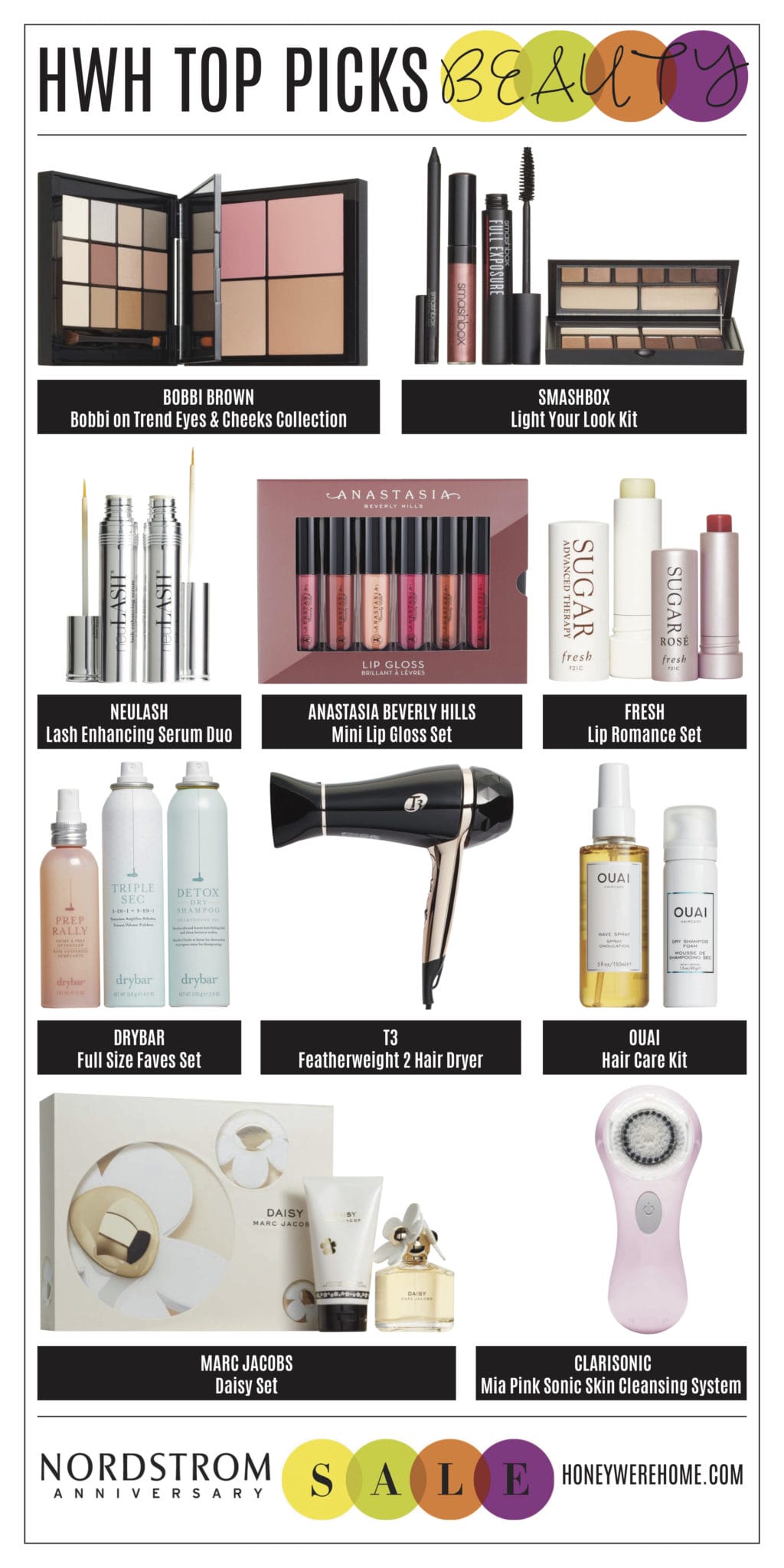 HWH Nordstrom Sale 2017, Beauty Collage 
