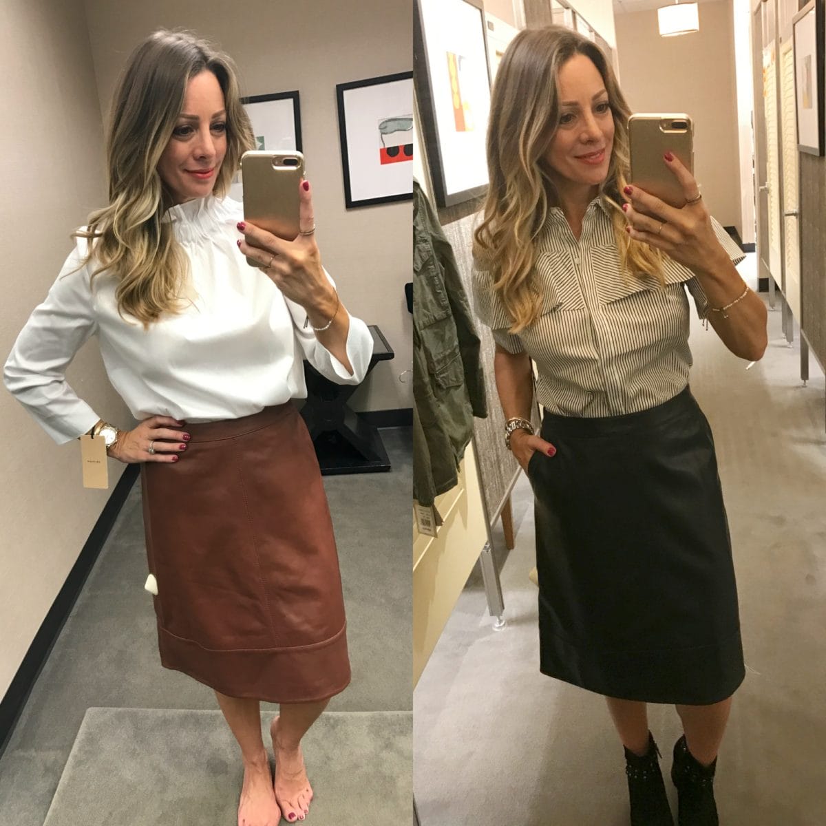 Nordstrom Anniversary Sale leather skirt