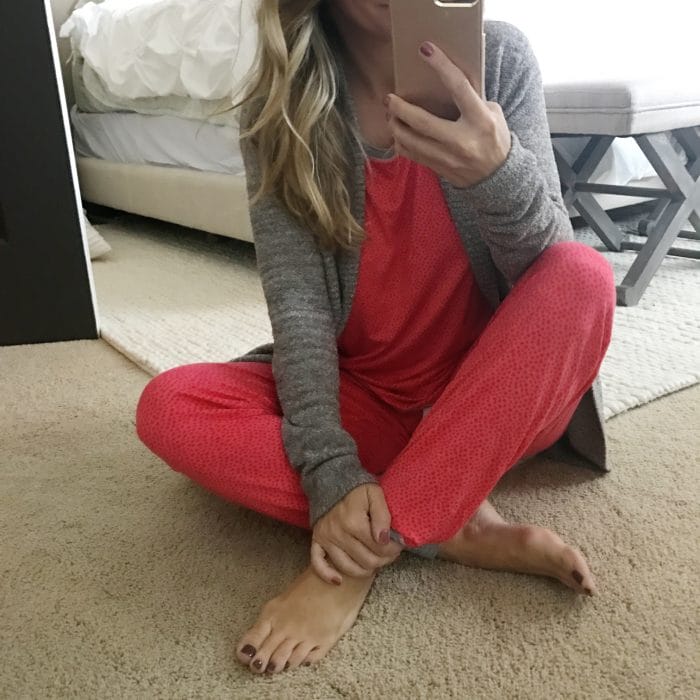 pjs and cozy cardi
