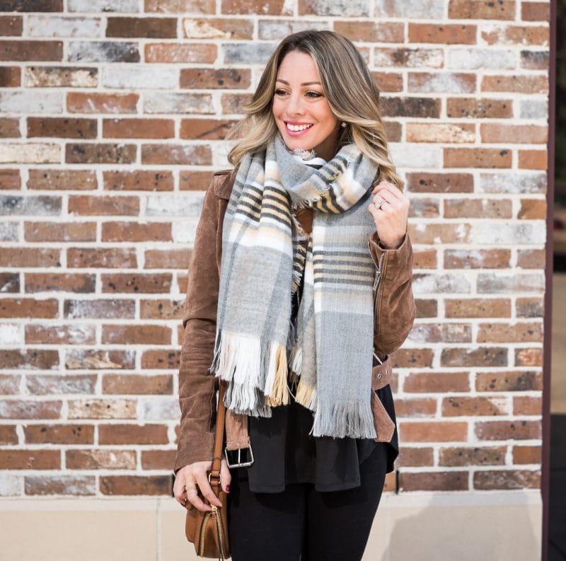 My Favorite Tunic & Faux Fur Vest with Leggings • Honey We're Home