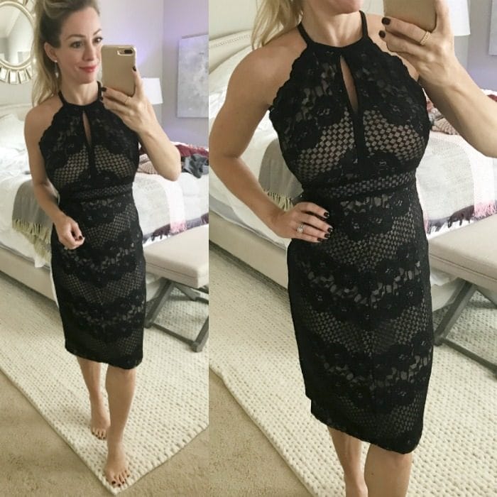 little black party dress with lace