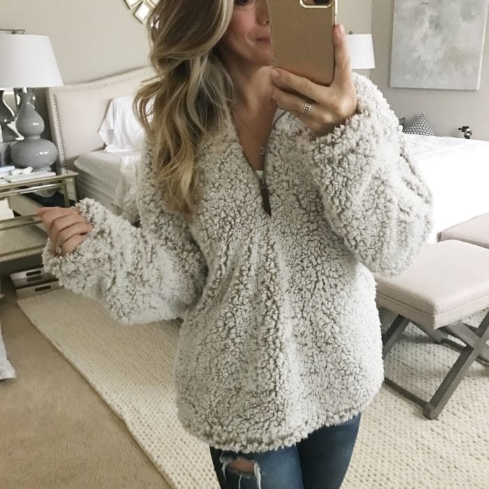 wubby fleece pullover