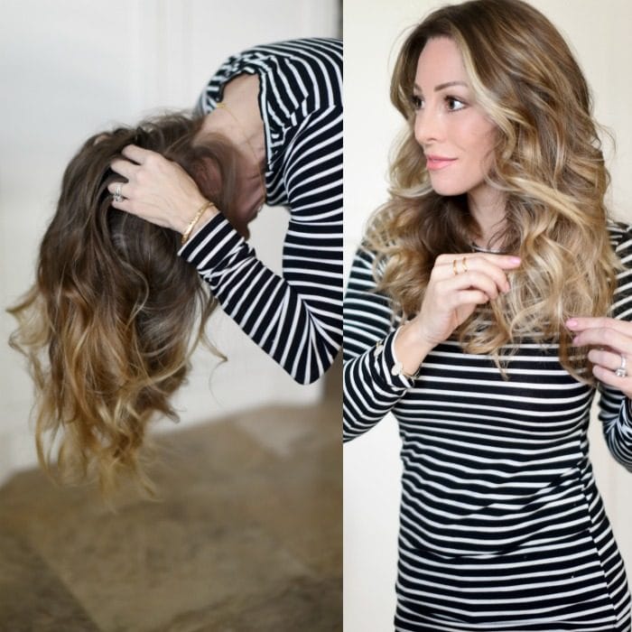 How to style loose waves in hair
