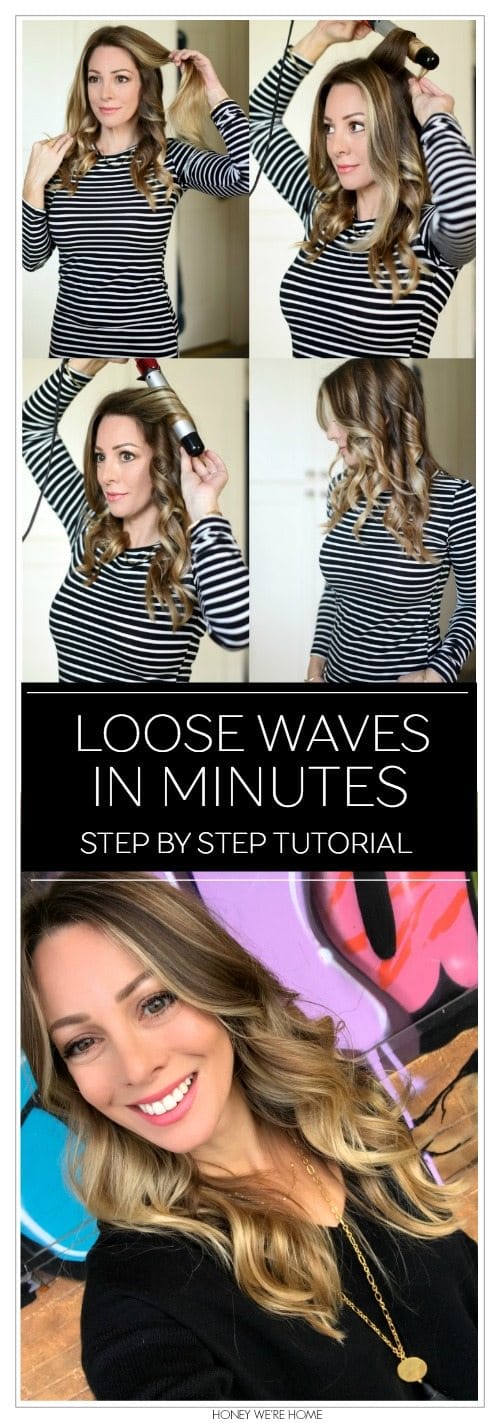 How to Use a Curling Wand To Get Loose Waves – Honey We're Home