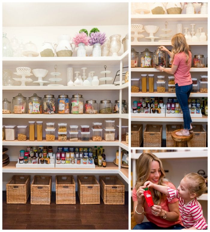 Organized Pantry Collage