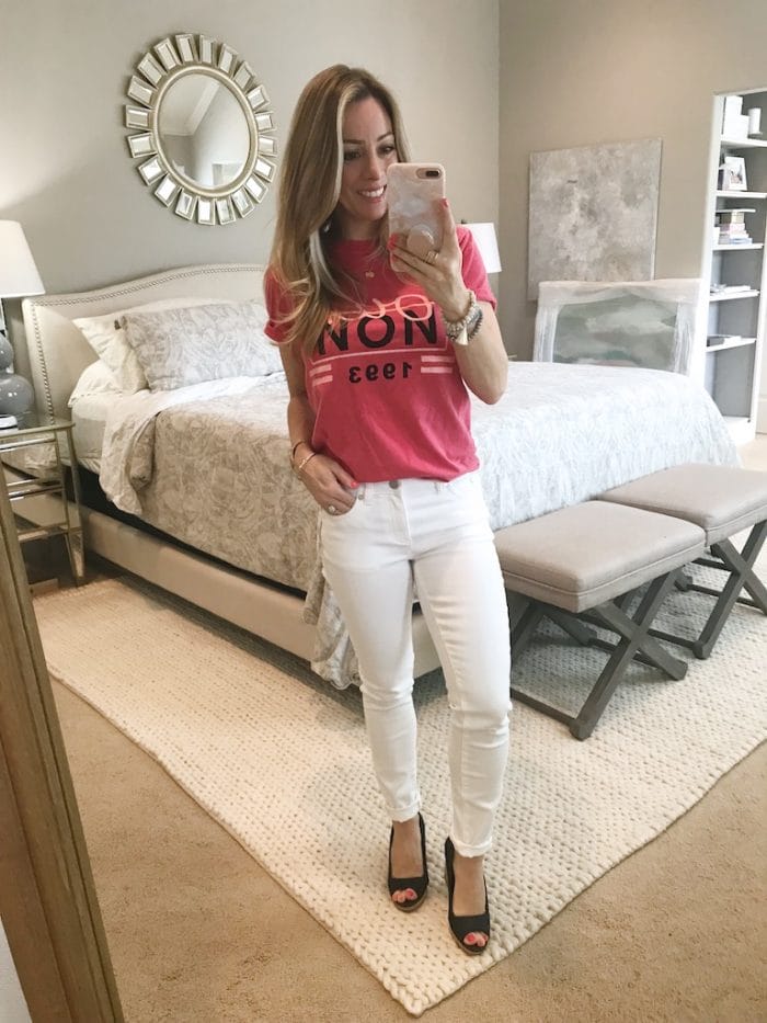 White Jeans Review - Vince Camuto