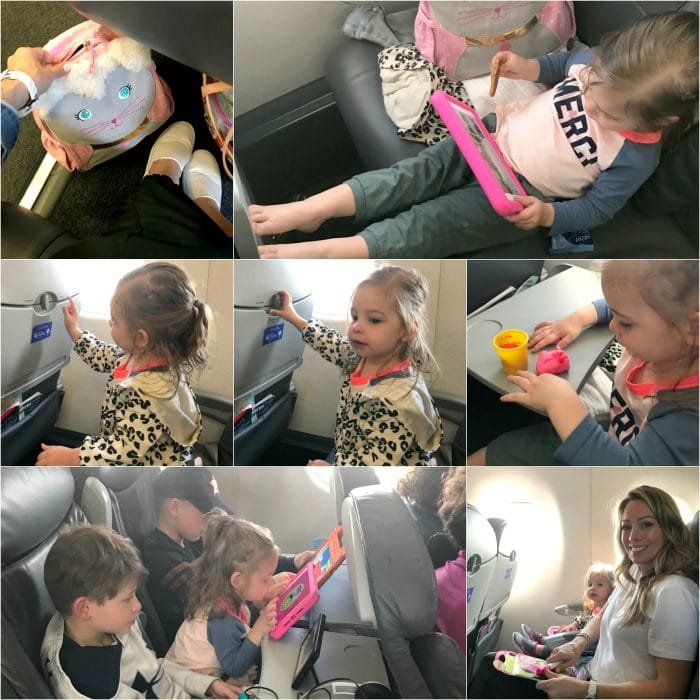 Keeping toddler occupied on airplane