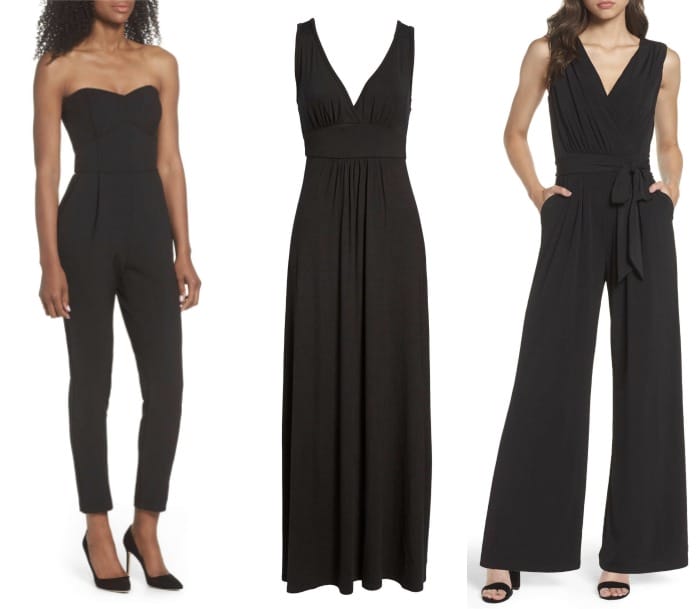 jumpsuit and maxi dress