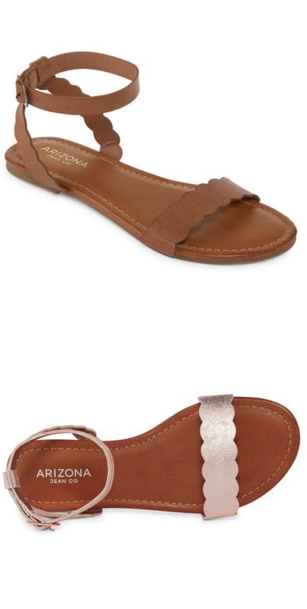 Scallop Sandals
