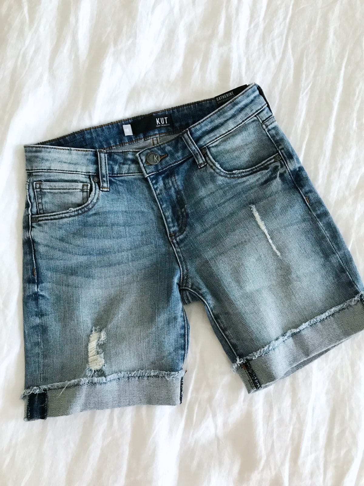 best jean shorts for summer kut from the kloth