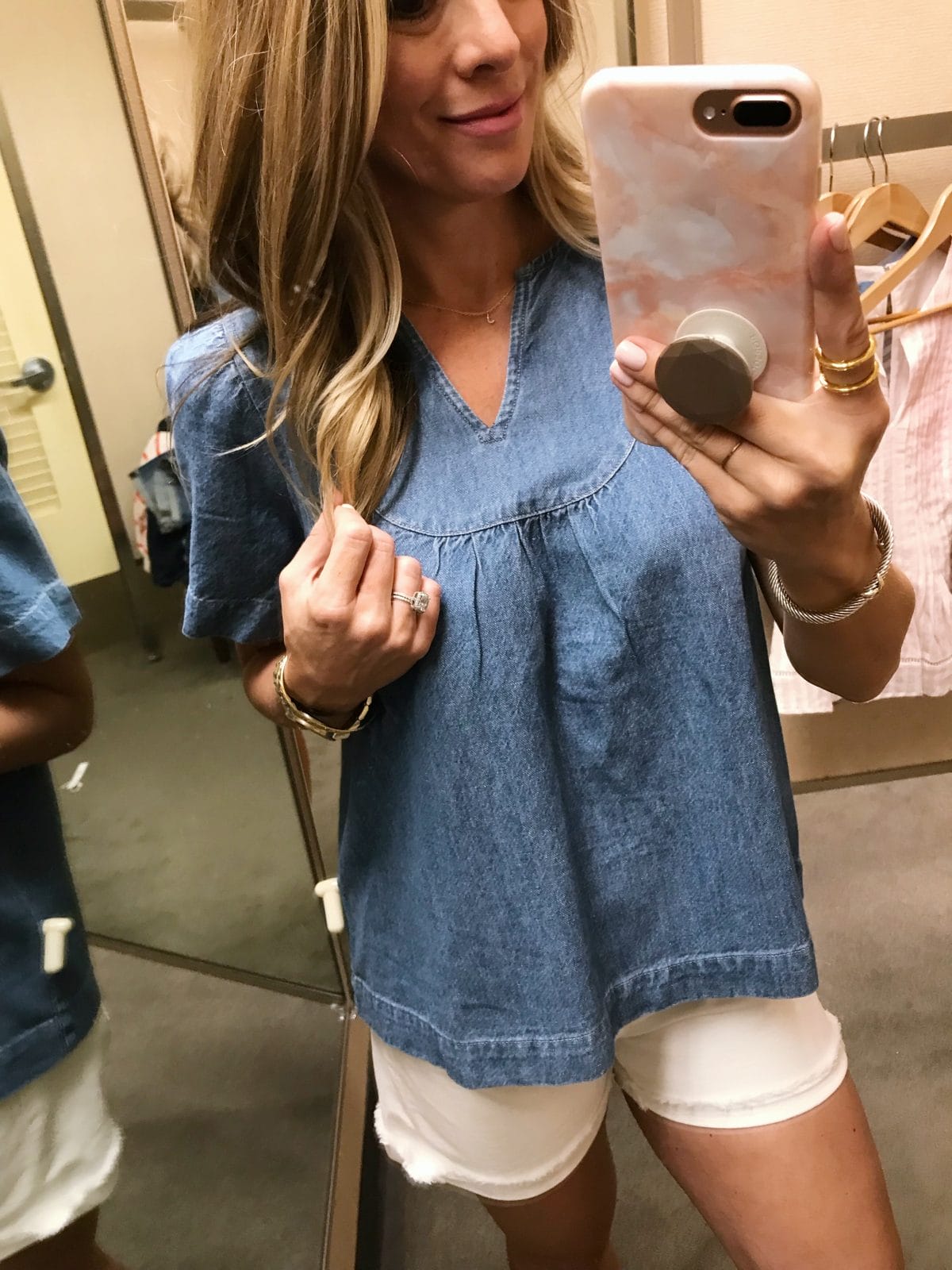 Spring fashion - made well denim top
