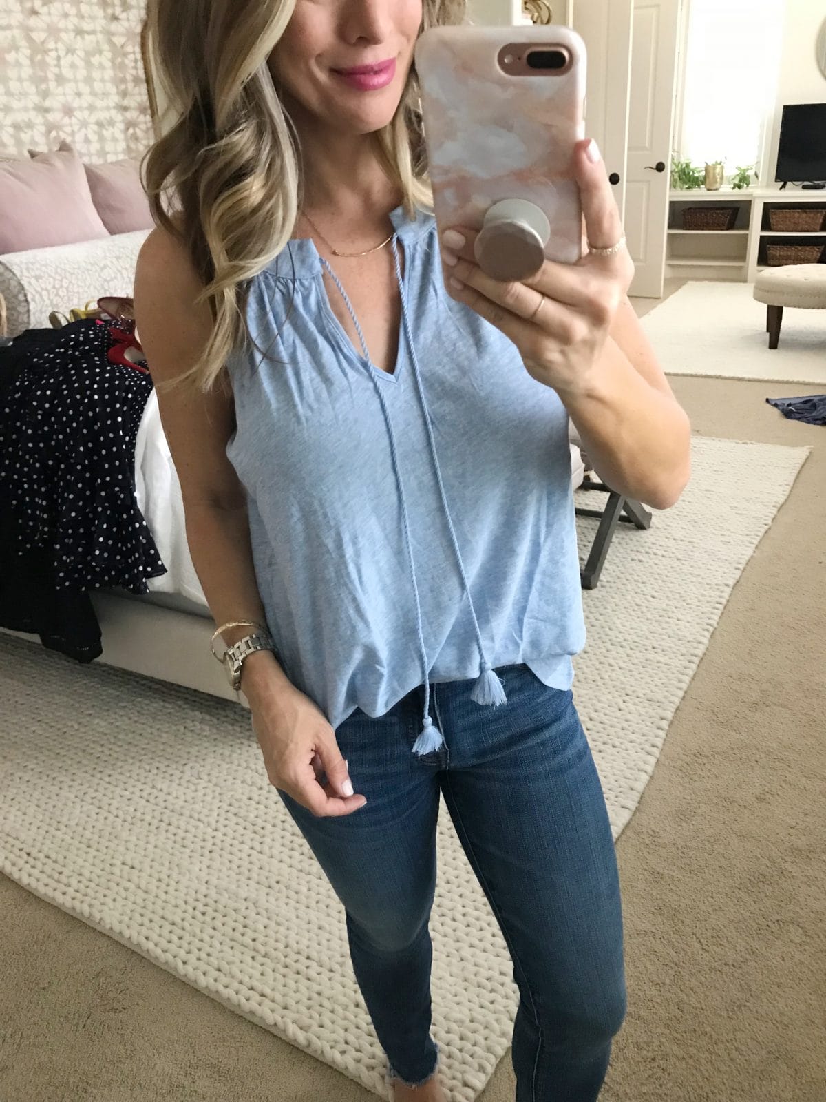 casual summer blouse