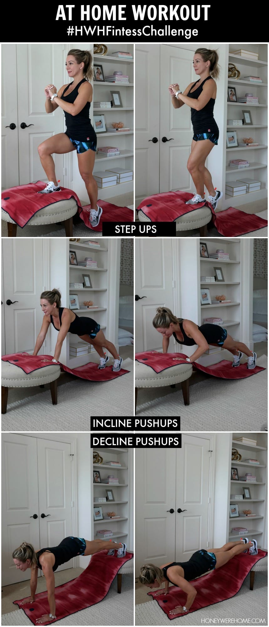 bench or step workout at home
