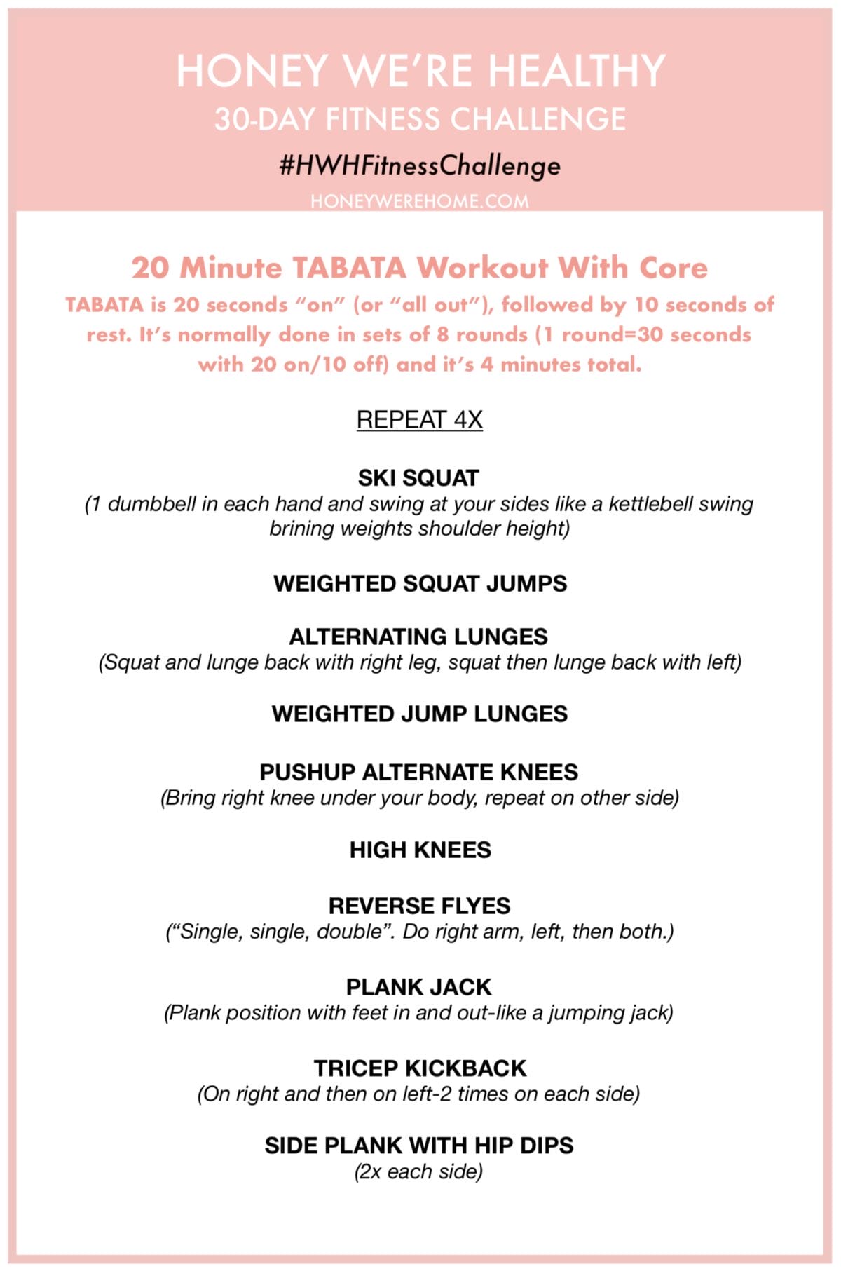 how to plan your exercise routine 30 day fitness challenge tabata workout
