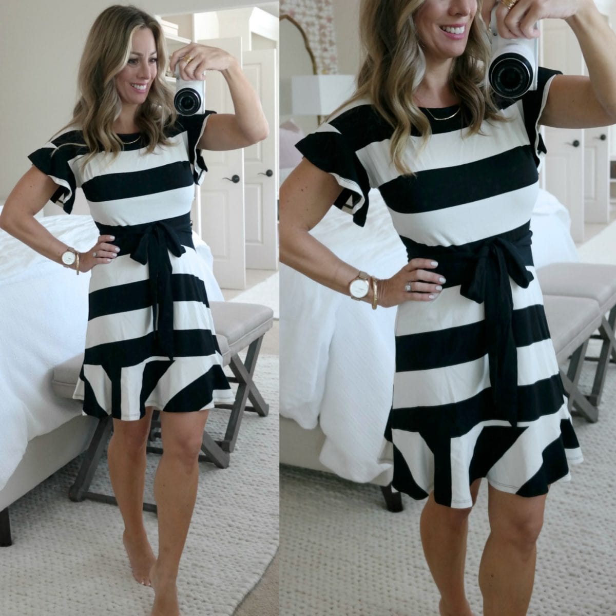 cute summer striped dress