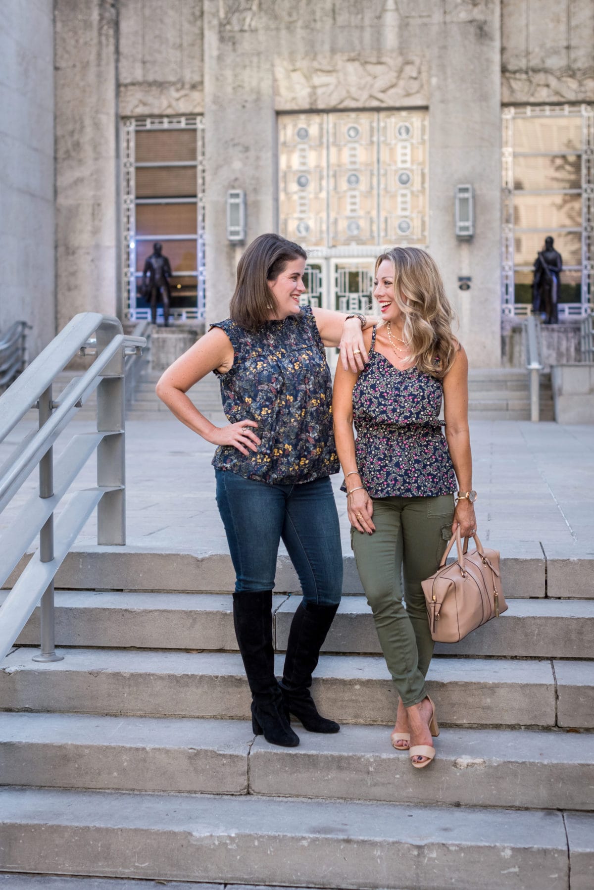 Summer to Fall Outfits floral top
