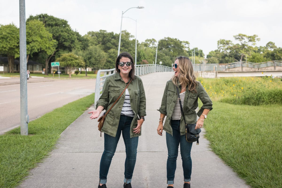 Summer to Fall Outfits utility jacket