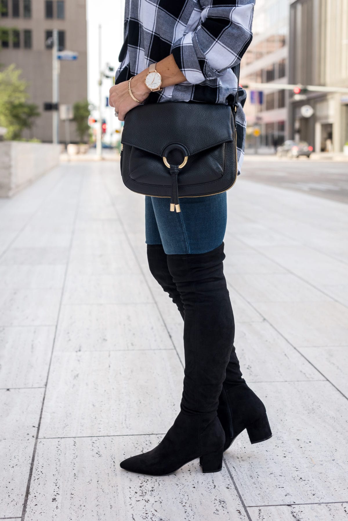 Summer to Fall Outfits over the knee boots