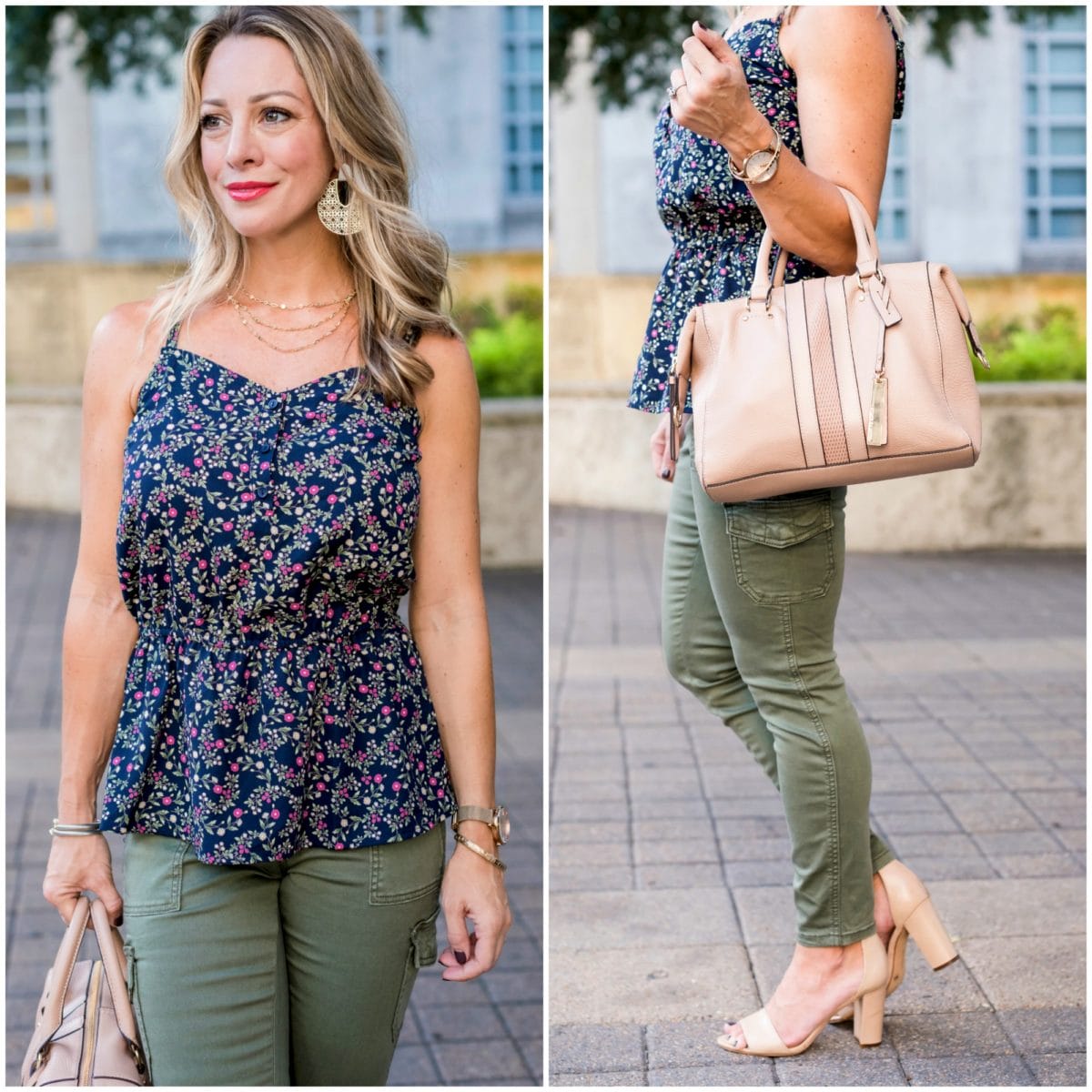 Summer to Fall Outfits floral top