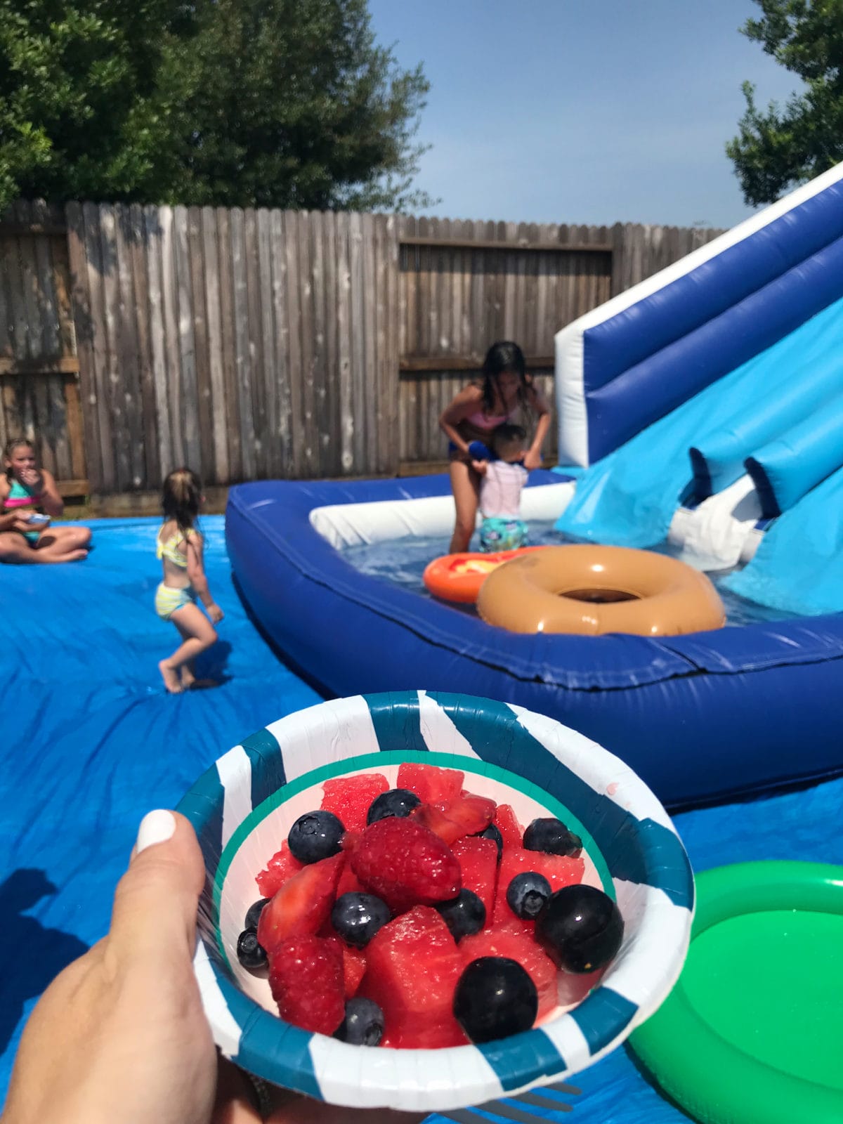 summer pool party fruit salad