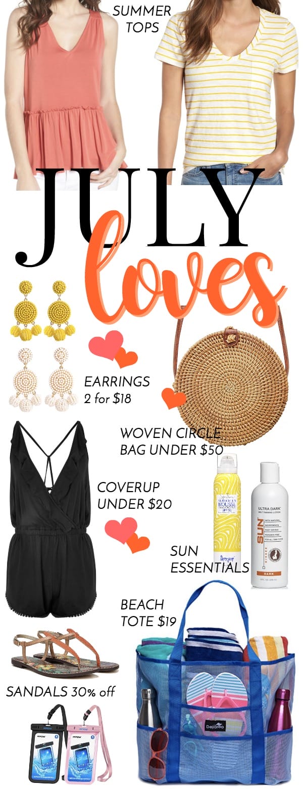 monthly favorites for summer