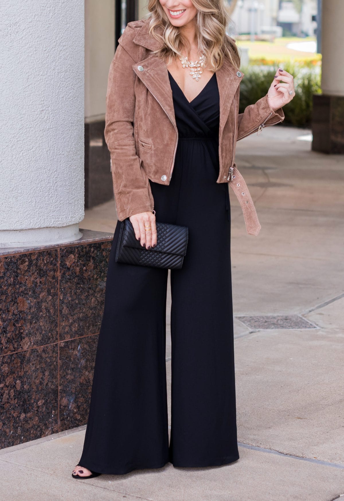 black dressy jumpsuit for fall