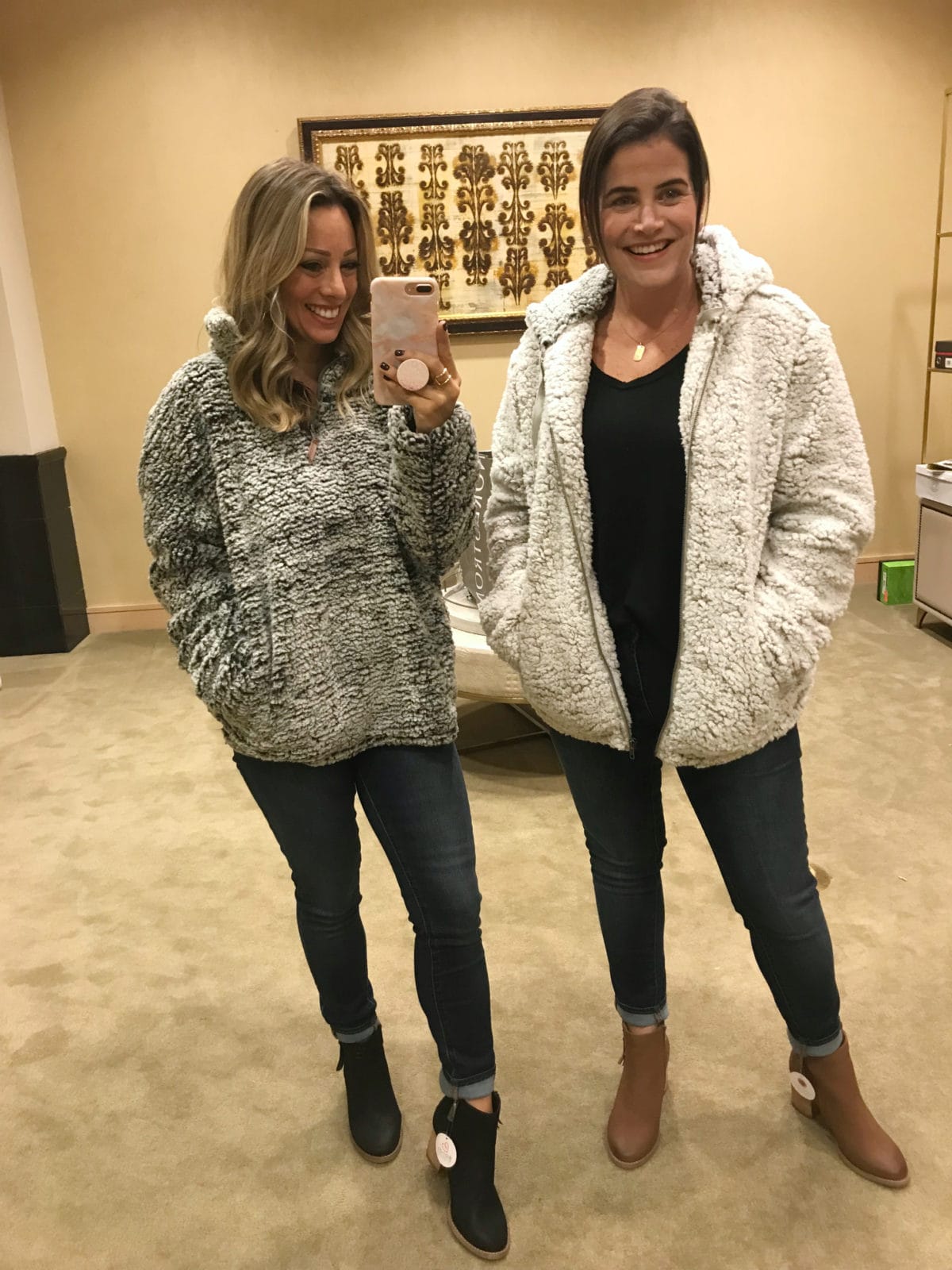 Nordstrom Anniversary Sale try-on wubby fleece pullover
