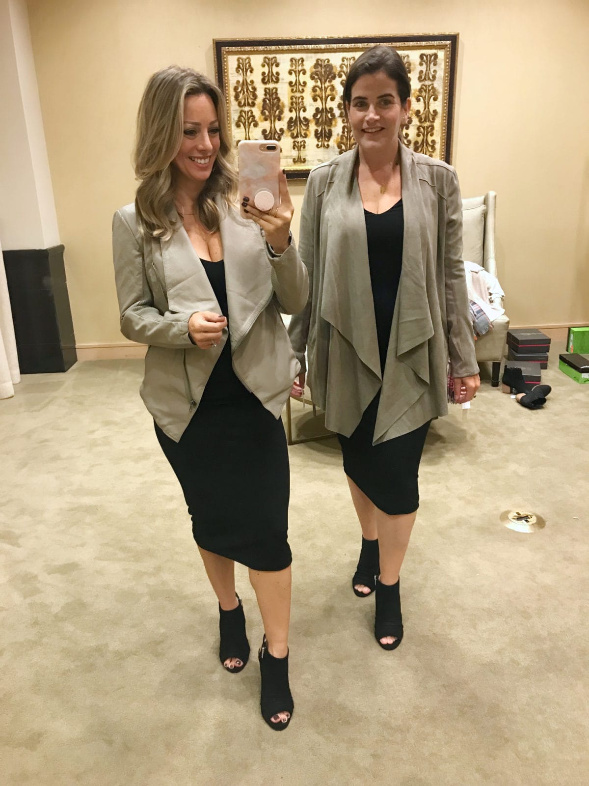 Nordstrom Anniversary Sale try-on draped jacket