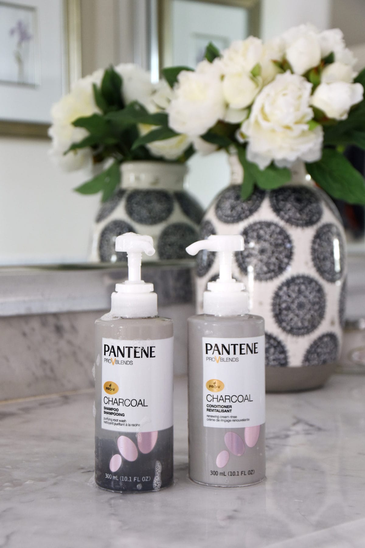 Pantene Charcoal shampoo and conditioner