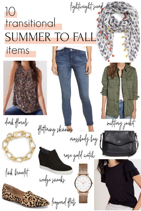 10 Key Pieces To Transition Summer Clothes to Fall • Honey We're Home