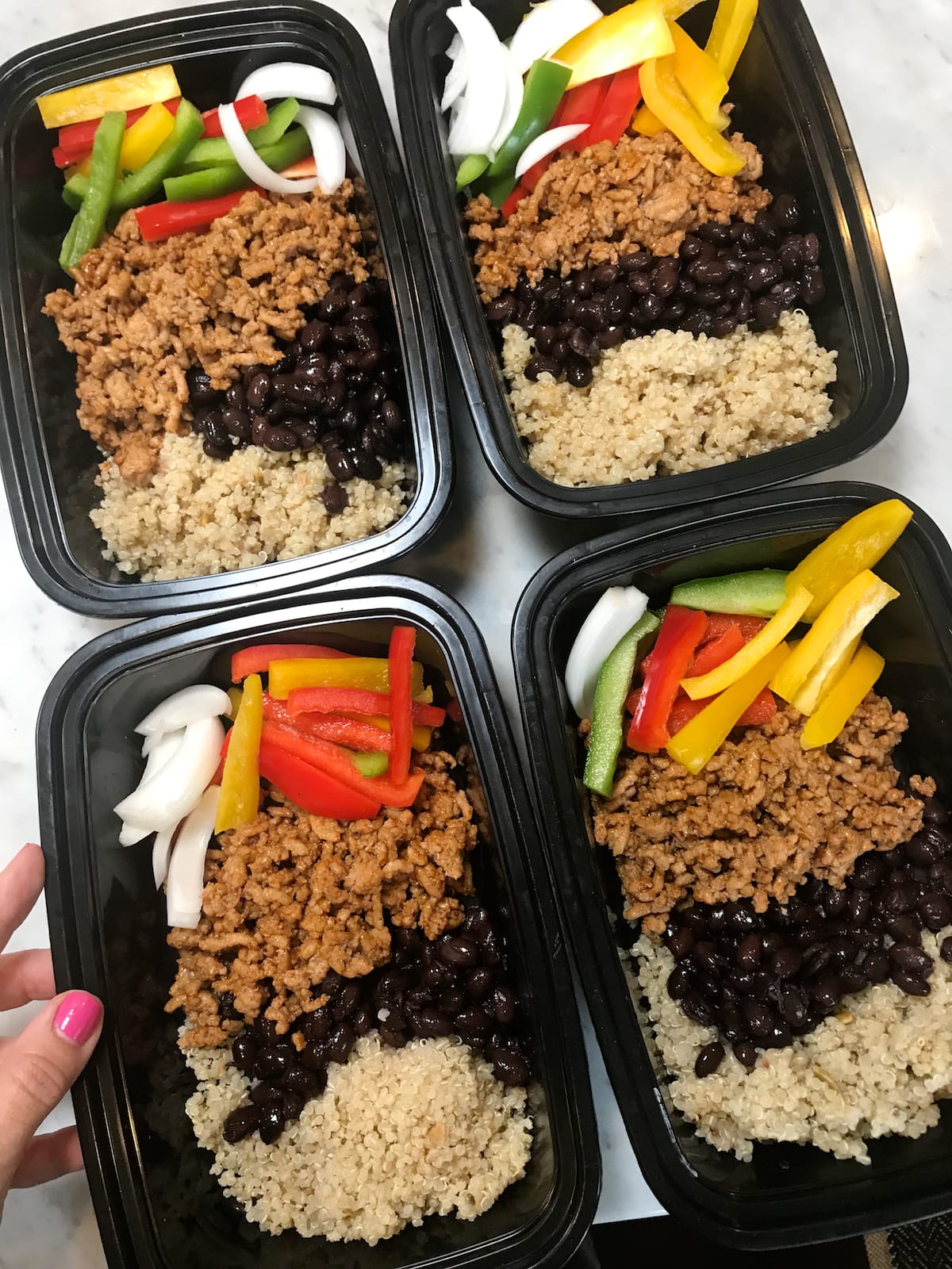 How to Meal Prep for the Week Taco Bowl recipe