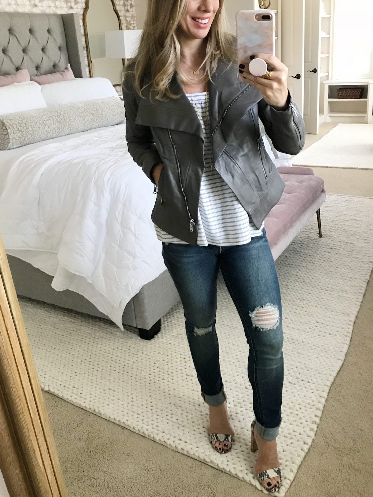 fall denim outfits
