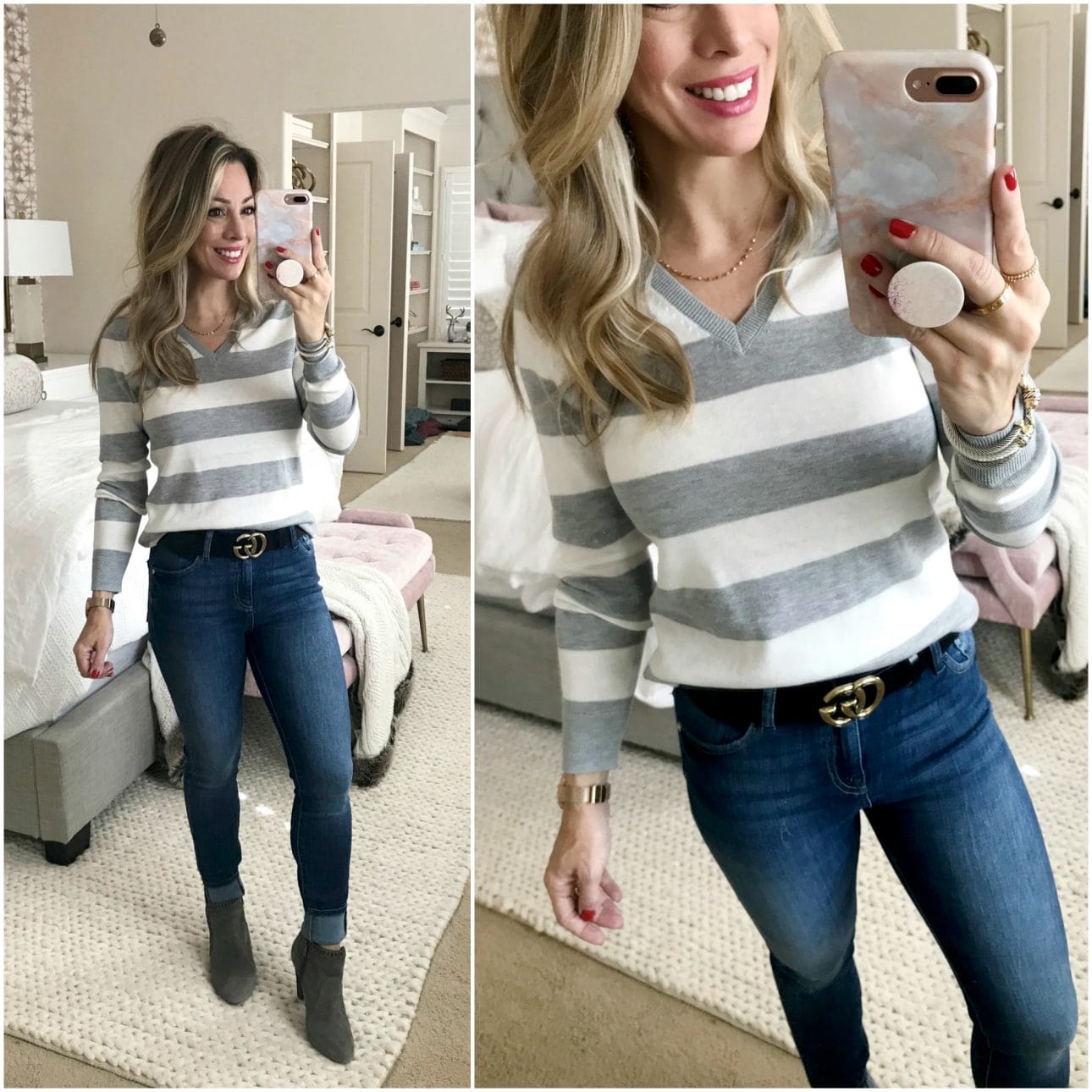 Cyber Monday Amazon Fashion Haul striped sweater women