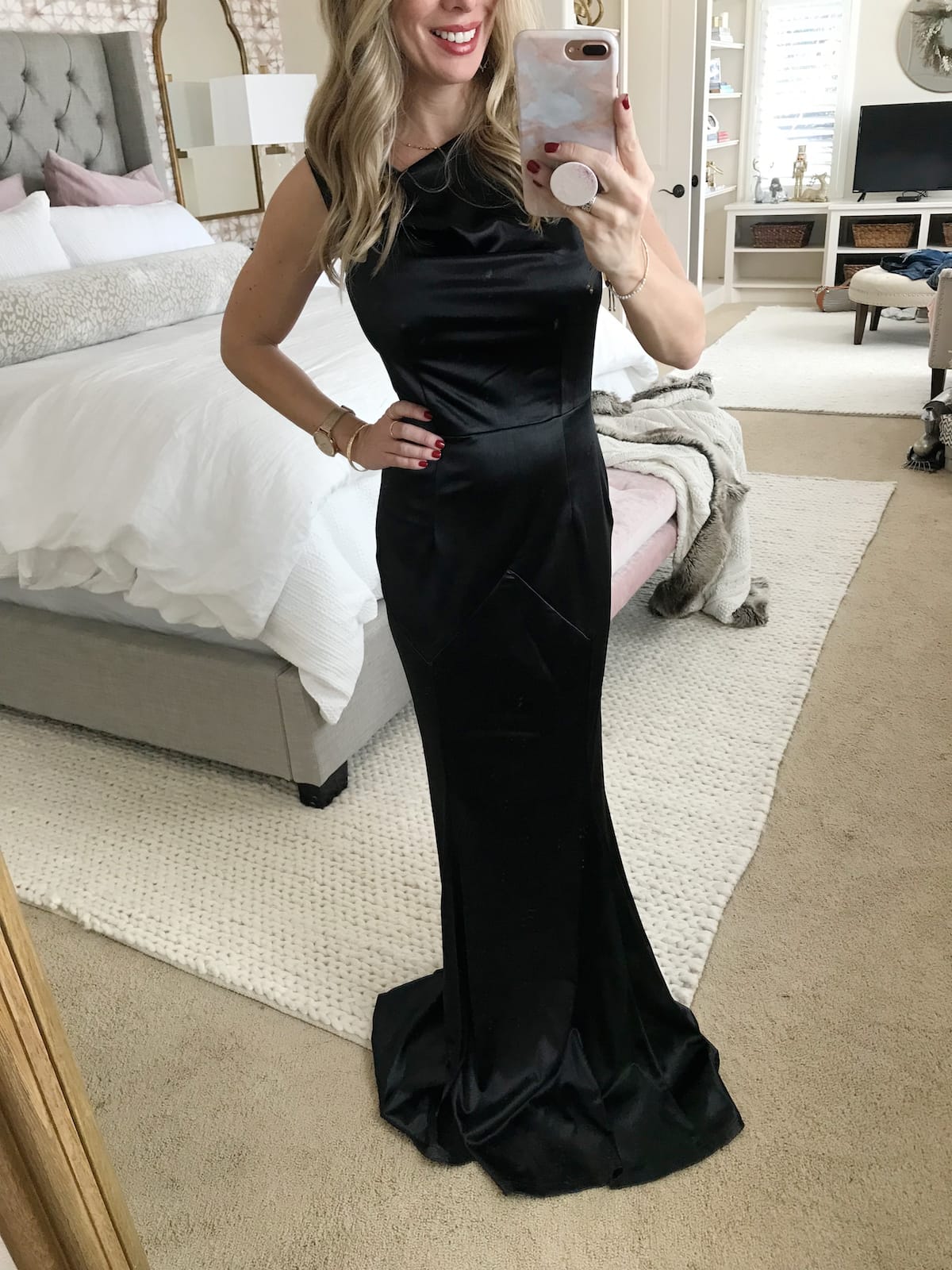 Amazon Fashion Haul - long black dress (1)