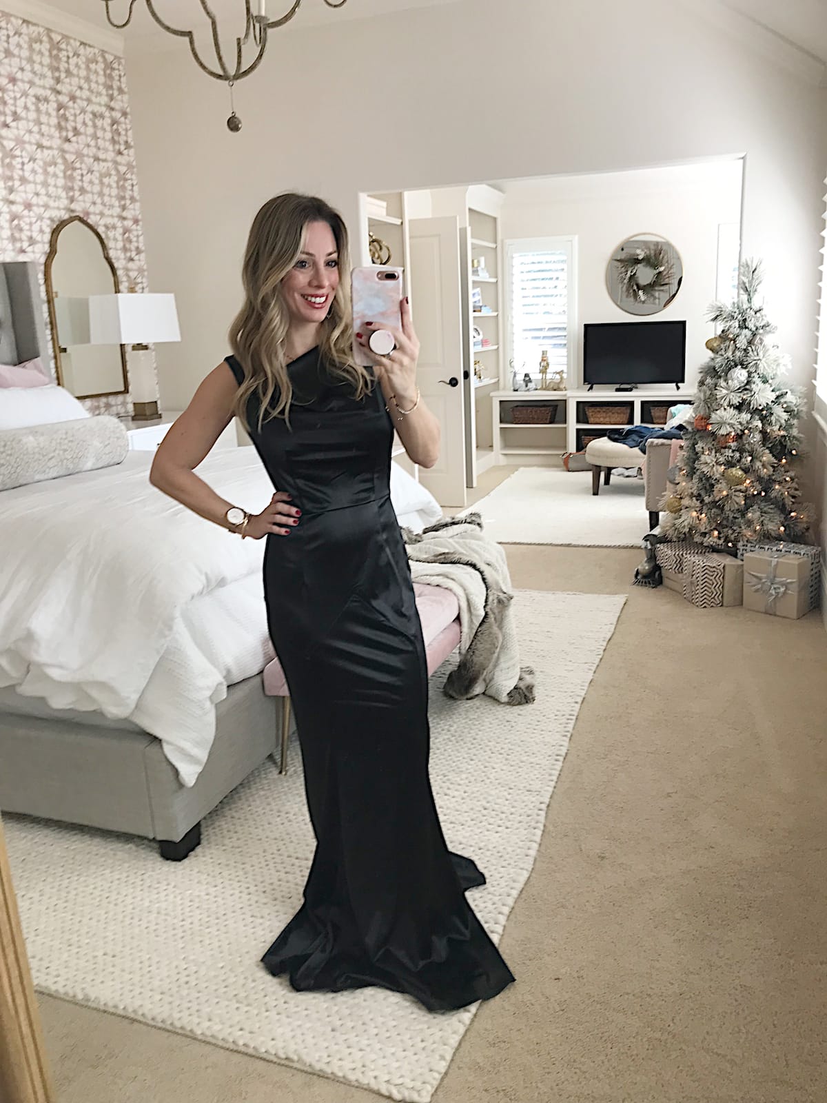 Amazon Fashion Haul - long black dress