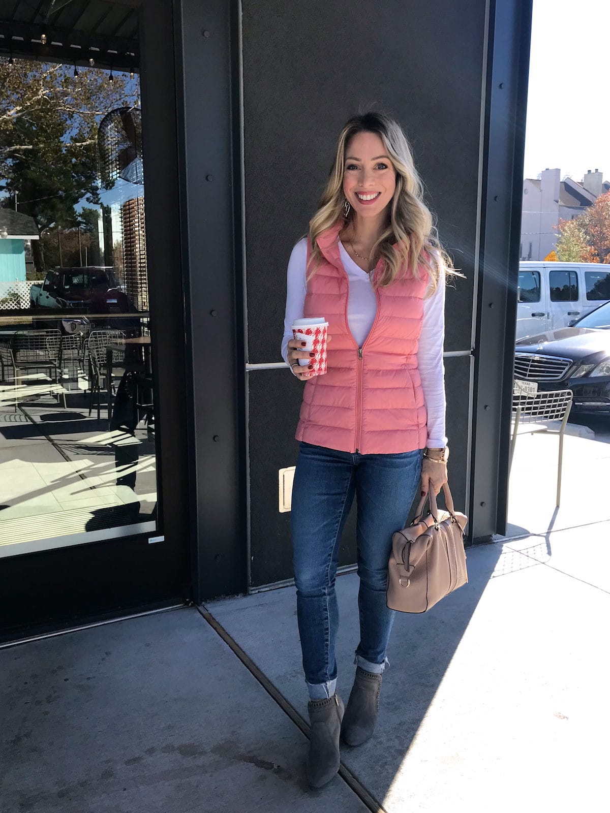 Amazon Fashion Prime Day Haul - Cute winter outfit with puffer vest