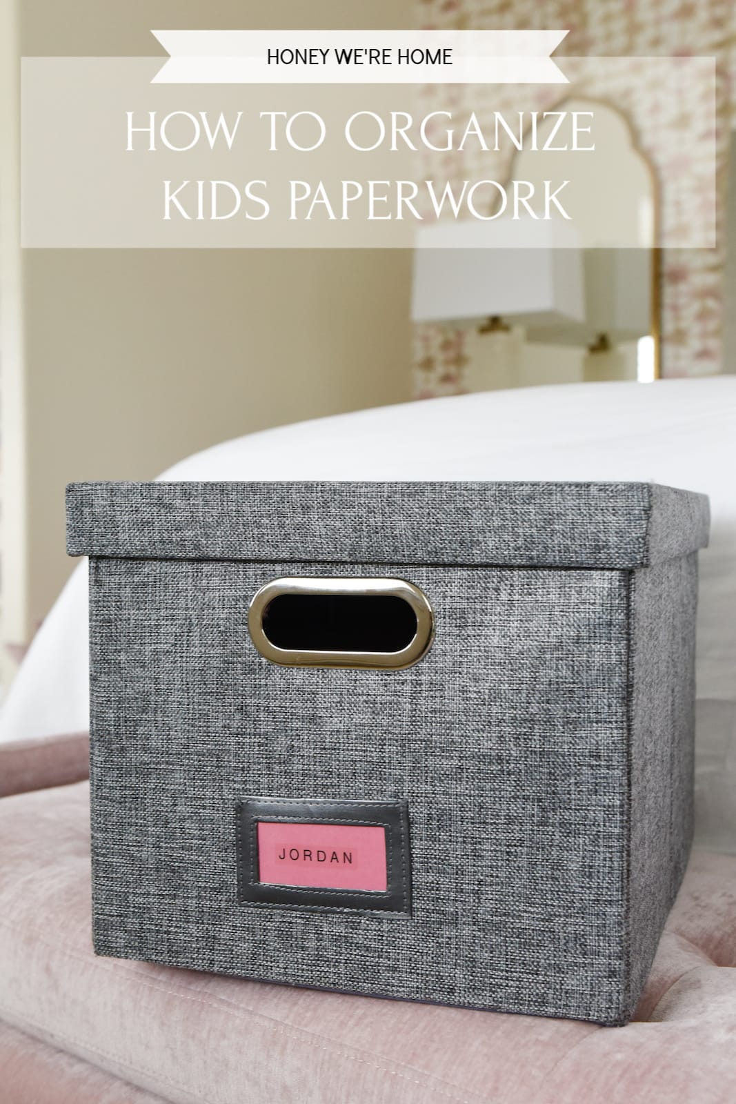 How to Organize Kids Paperwork 