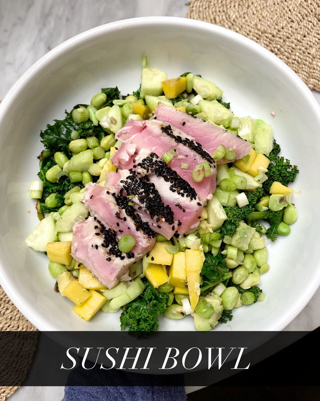 Sushi Bowl | from Get Fit Done Workout and Lifestyle Guide 
