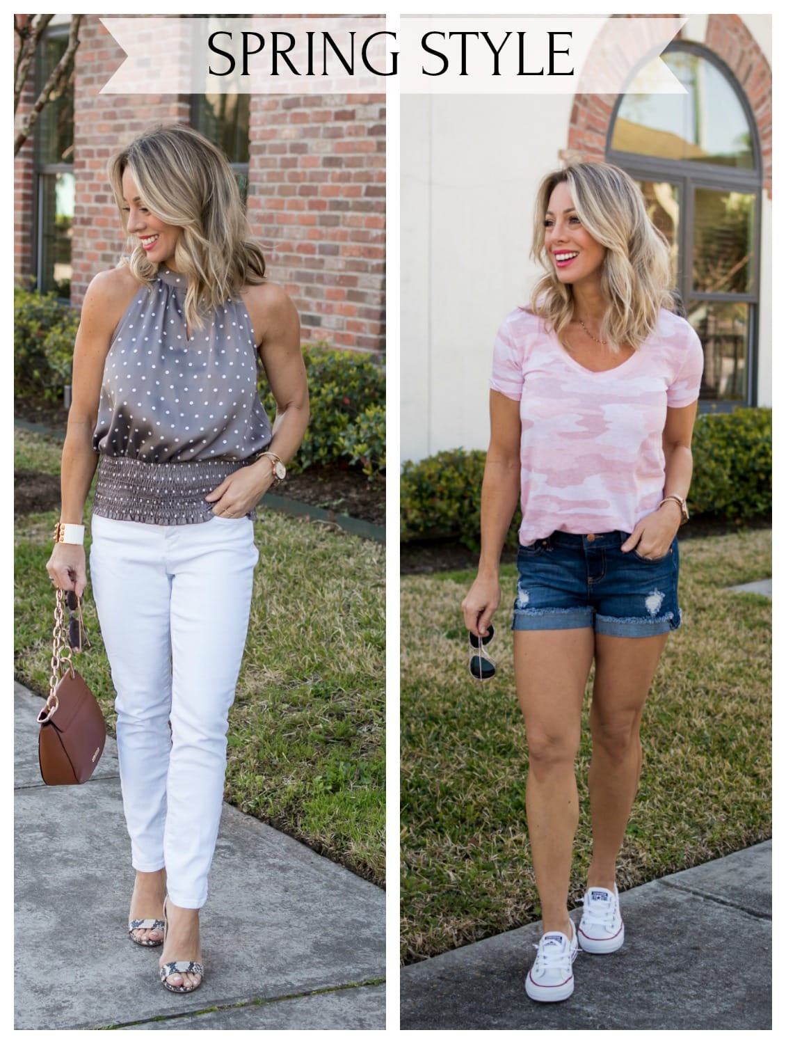 SPRING STYLE | White Jeans and Shorts