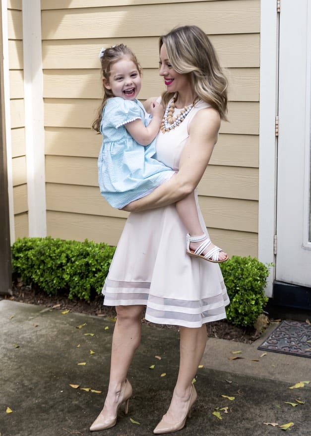 Mom and daughter Easter dresses