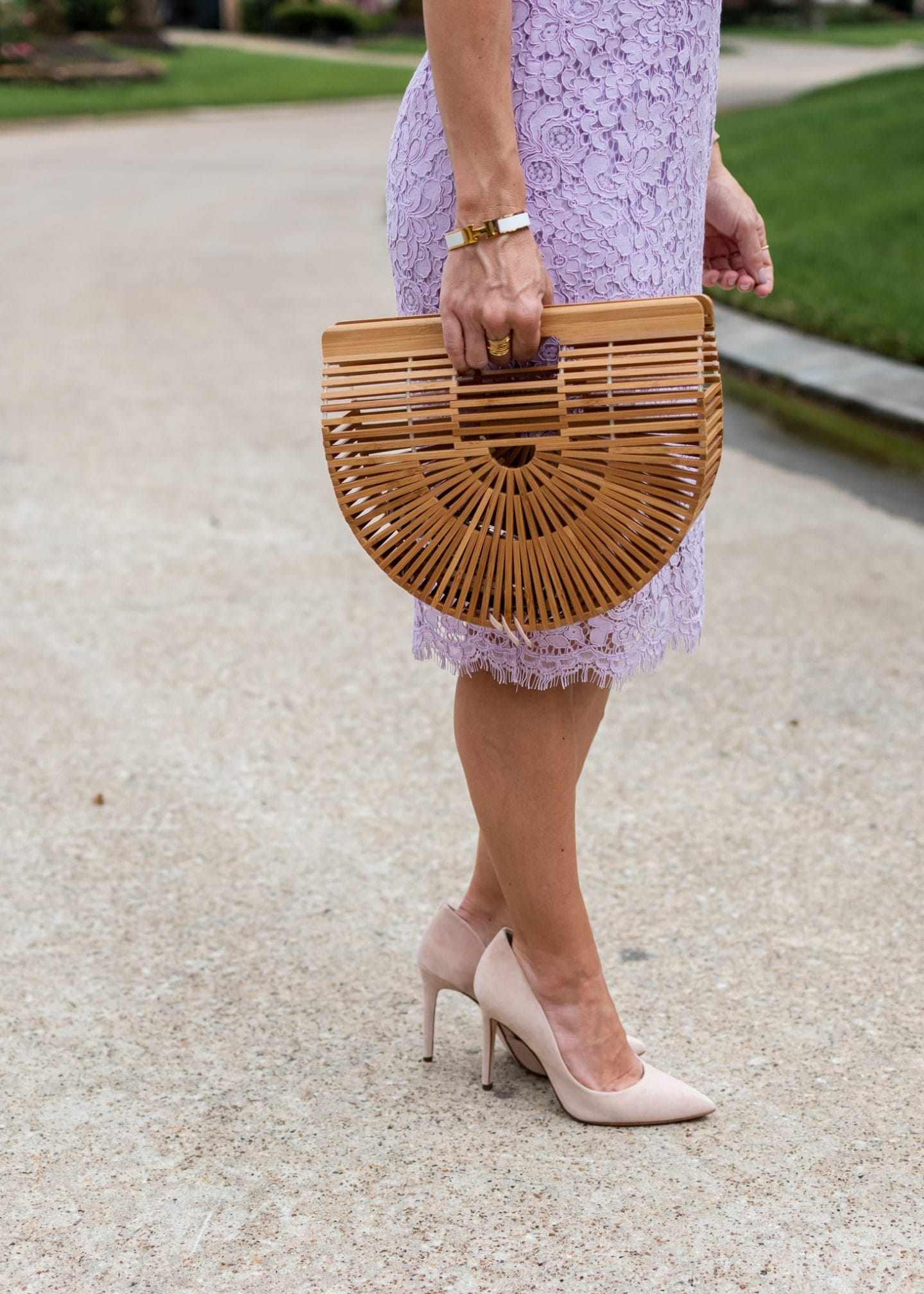 Lilac Crochet Dress