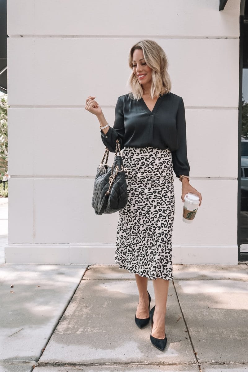 Leopard Skirt - Work, Weekend, Wow • Honey We're Home