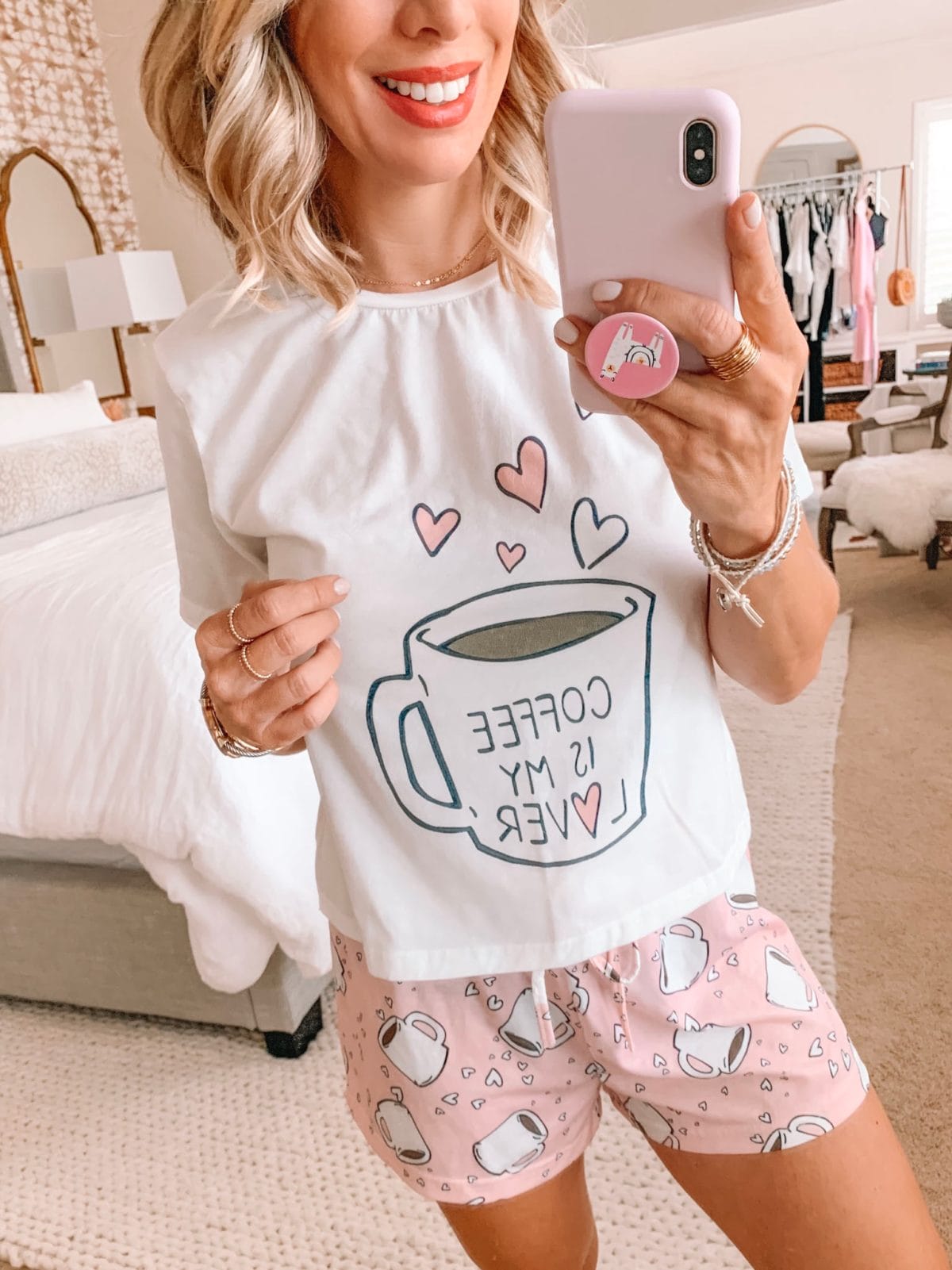 Amazon Fashion Haul - Coffee Is My Lover Pajamas