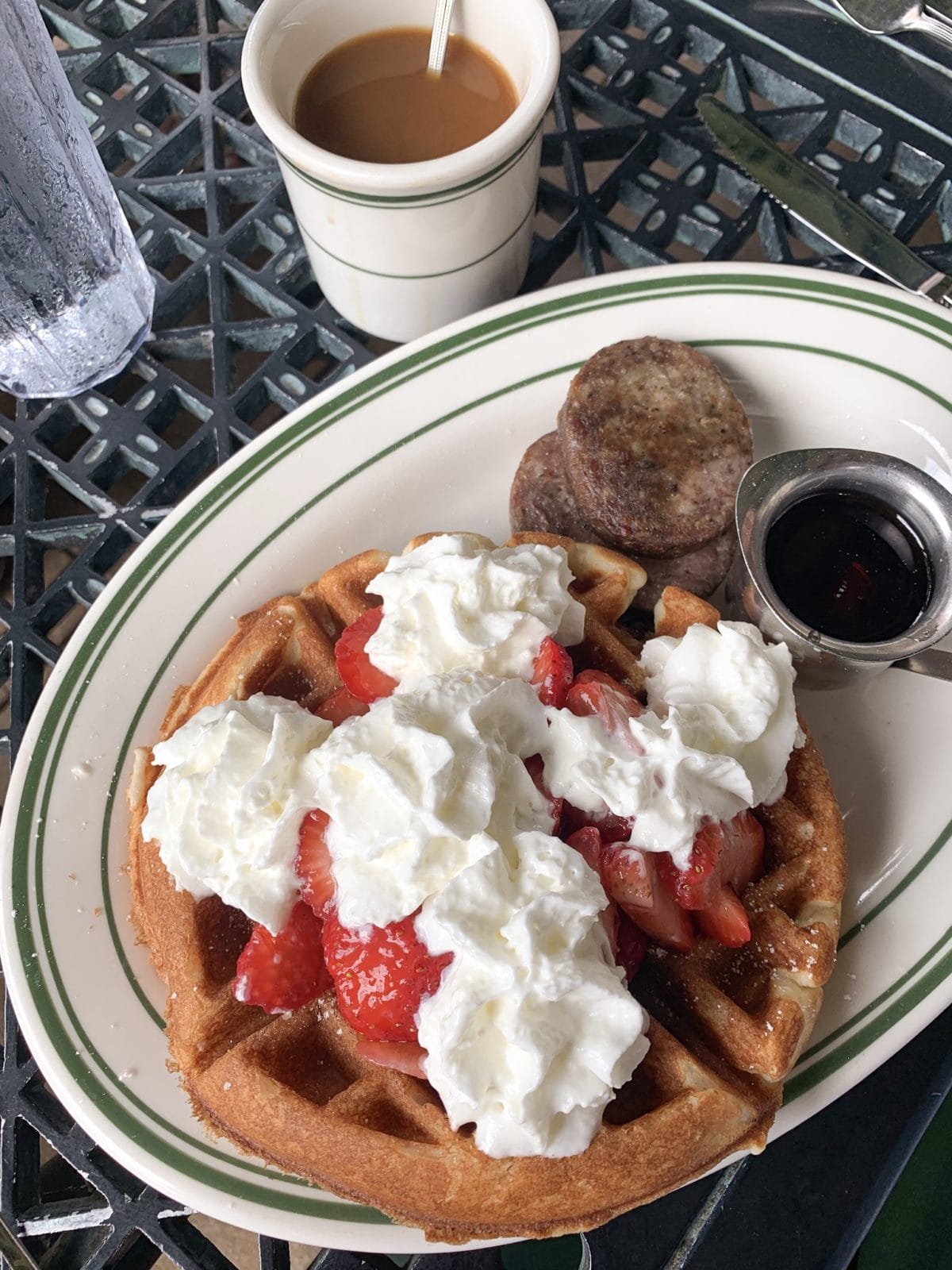 48 hours in San Antonio - waffles and coffee
