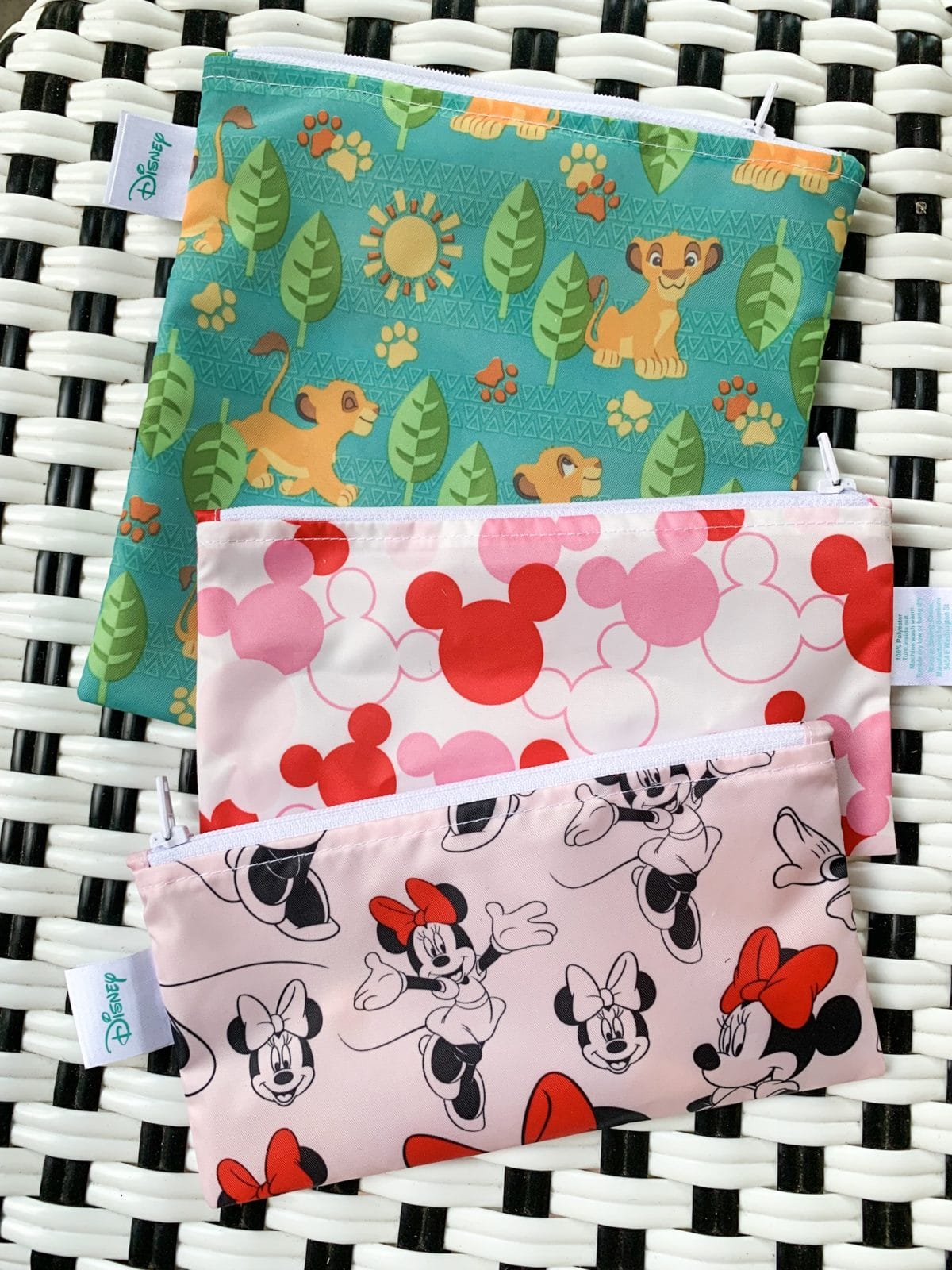 washable and reusable snack bags