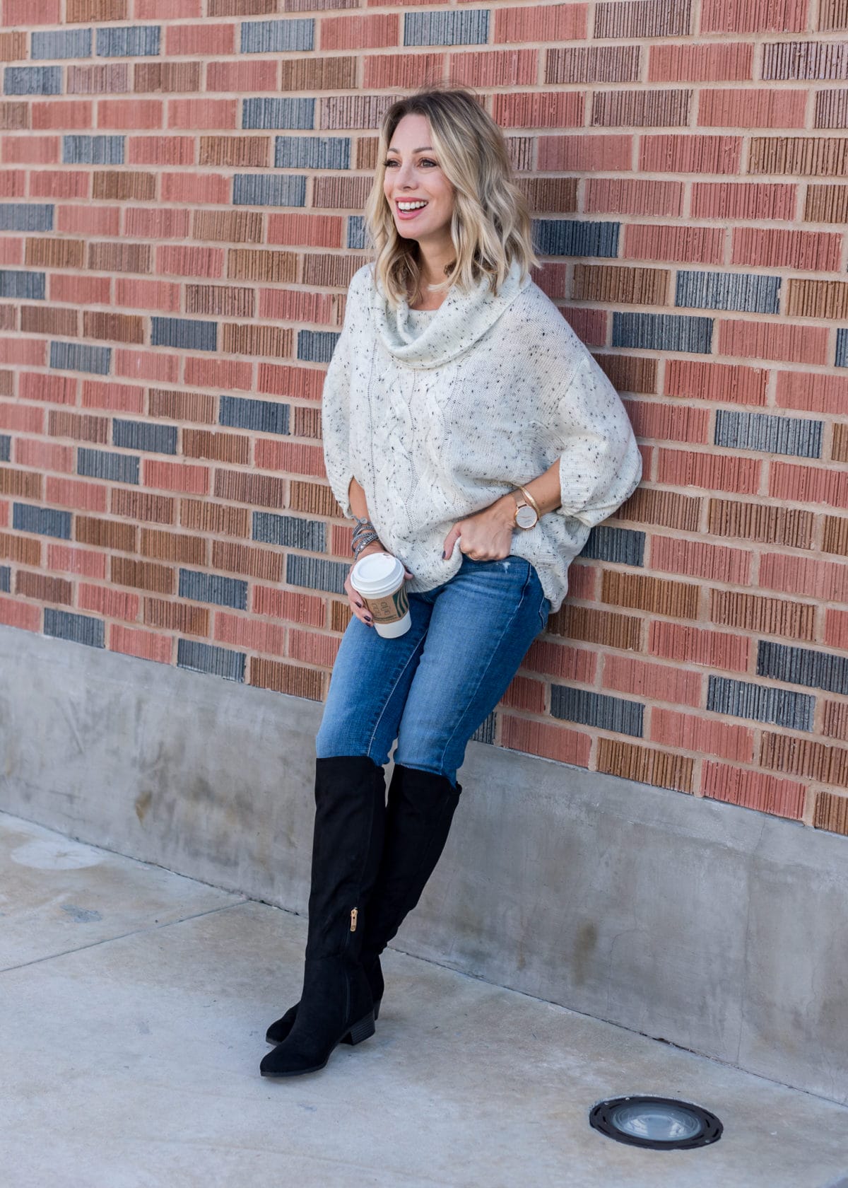 JCPenney Sweater, Jeans and Boots 