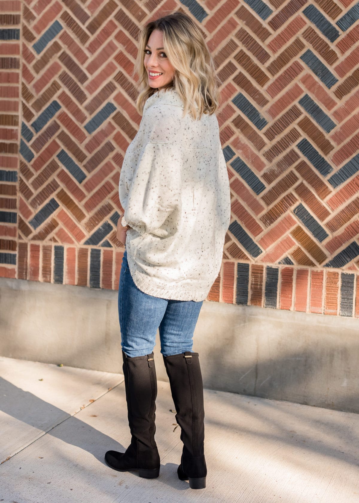 JCPenney Sweater, Jeans and Boots 