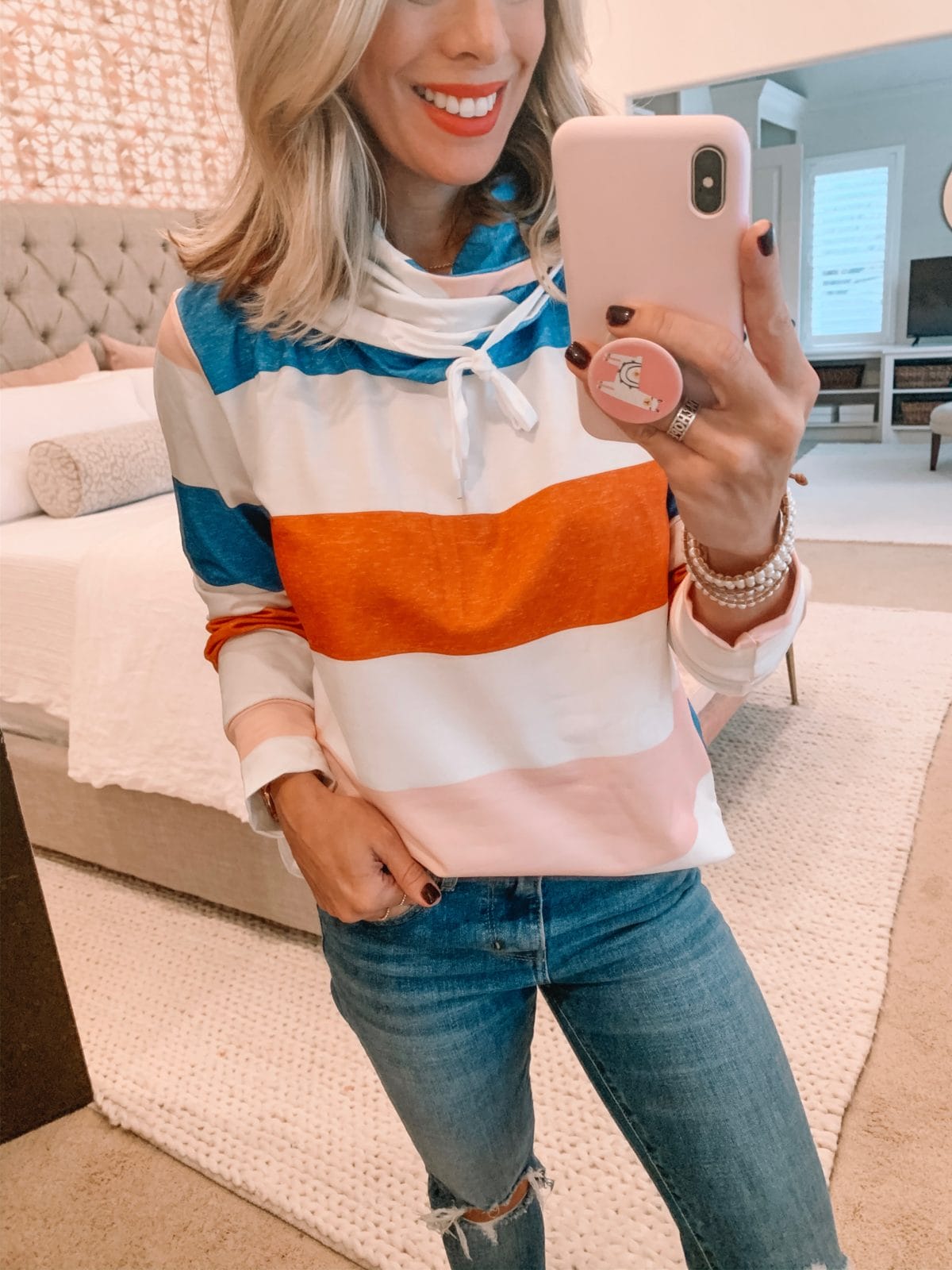 Amazon Striped Sweatshirt 